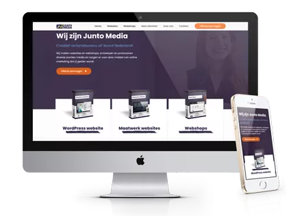 Reclamebureau Junto Media websites en webshops online marketing vormgeving
